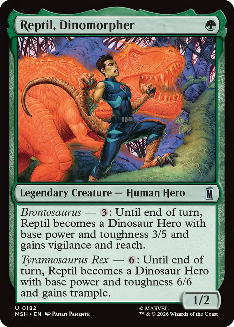 Reptil, Dinomorpher [Marvel Super Heroes] | Anubis Games and Hobby