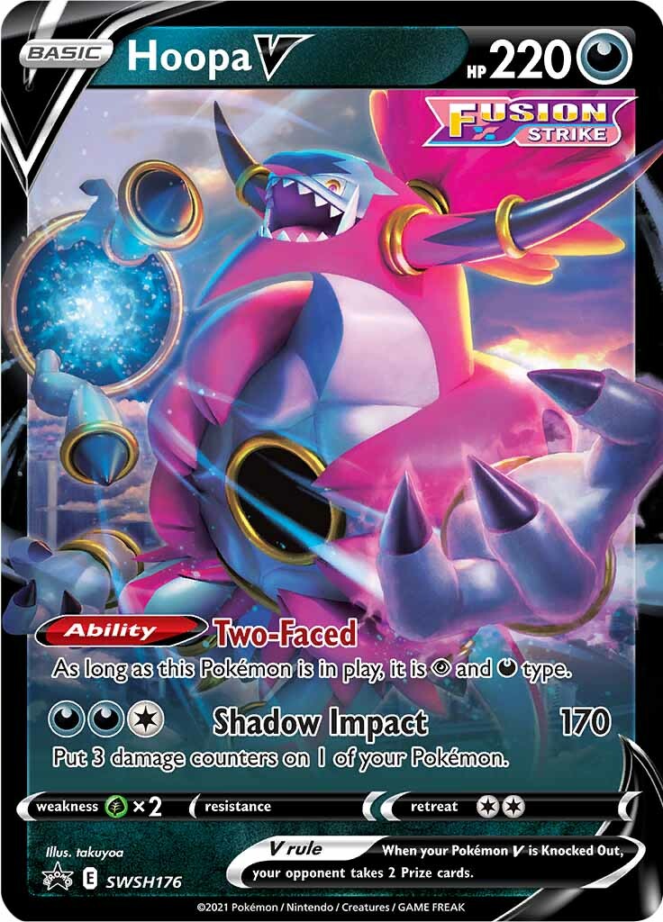 Hoopa V (SWSH176) (Jumbo Card) [Sword & Shield: Black Star Promos] | Anubis Games and Hobby