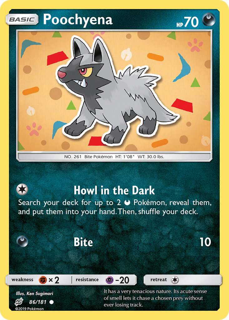 Poochyena (86/181) [Sun & Moon: Team Up] | Anubis Games and Hobby