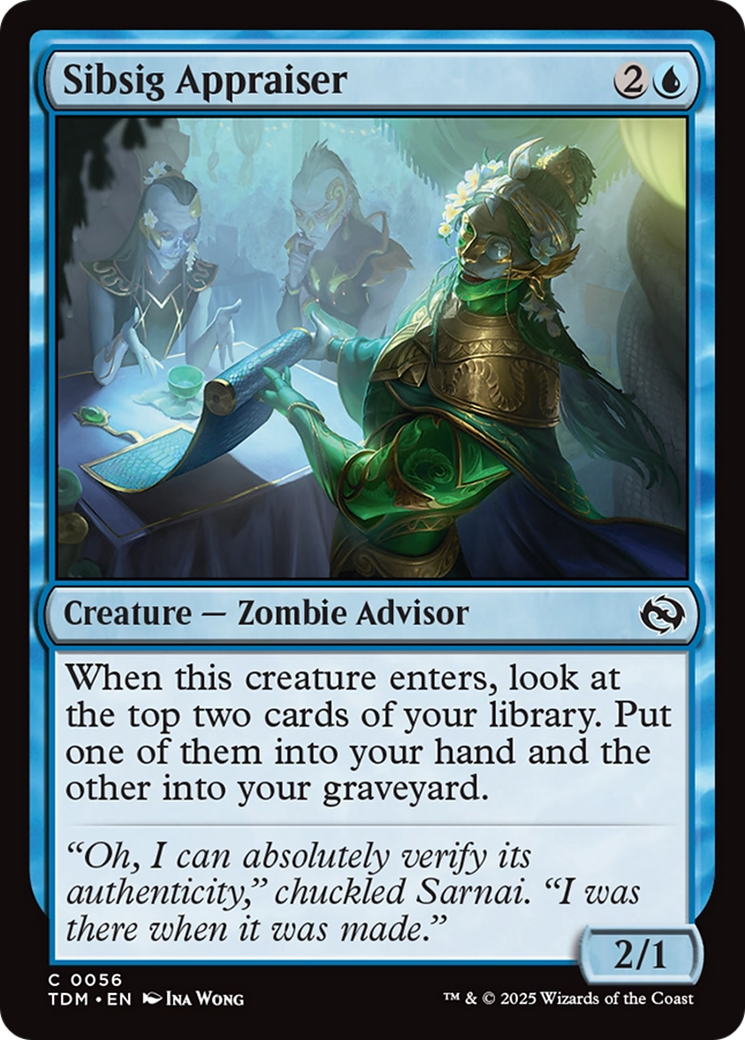 Sibsig Appraiser [Tarkir: Dragonstorm] | Anubis Games and Hobby