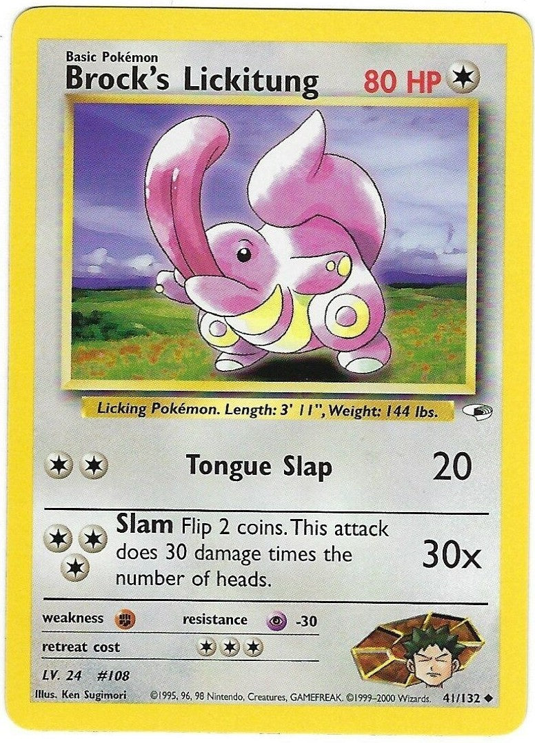 Brock's Lickitung (41/132) [Gym Heroes Unlimited] | Anubis Games and Hobby