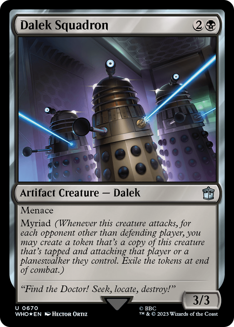 Dalek Squadron (Surge Foil) [Doctor Who] | Anubis Games and Hobby