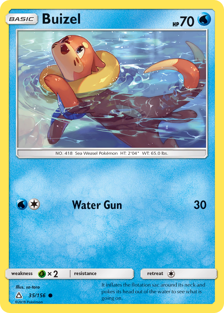 Buizel (35/156) [Sun & Moon: Ultra Prism] | Anubis Games and Hobby
