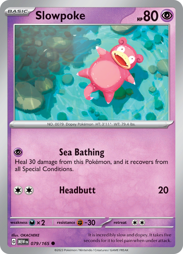 Slowpoke (079/165) [Scarlet & Violet: 151] | Anubis Games and Hobby