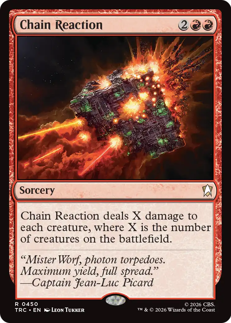 Chain Reaction (Surge Foil) [Star Trek Commander] | Anubis Games and Hobby