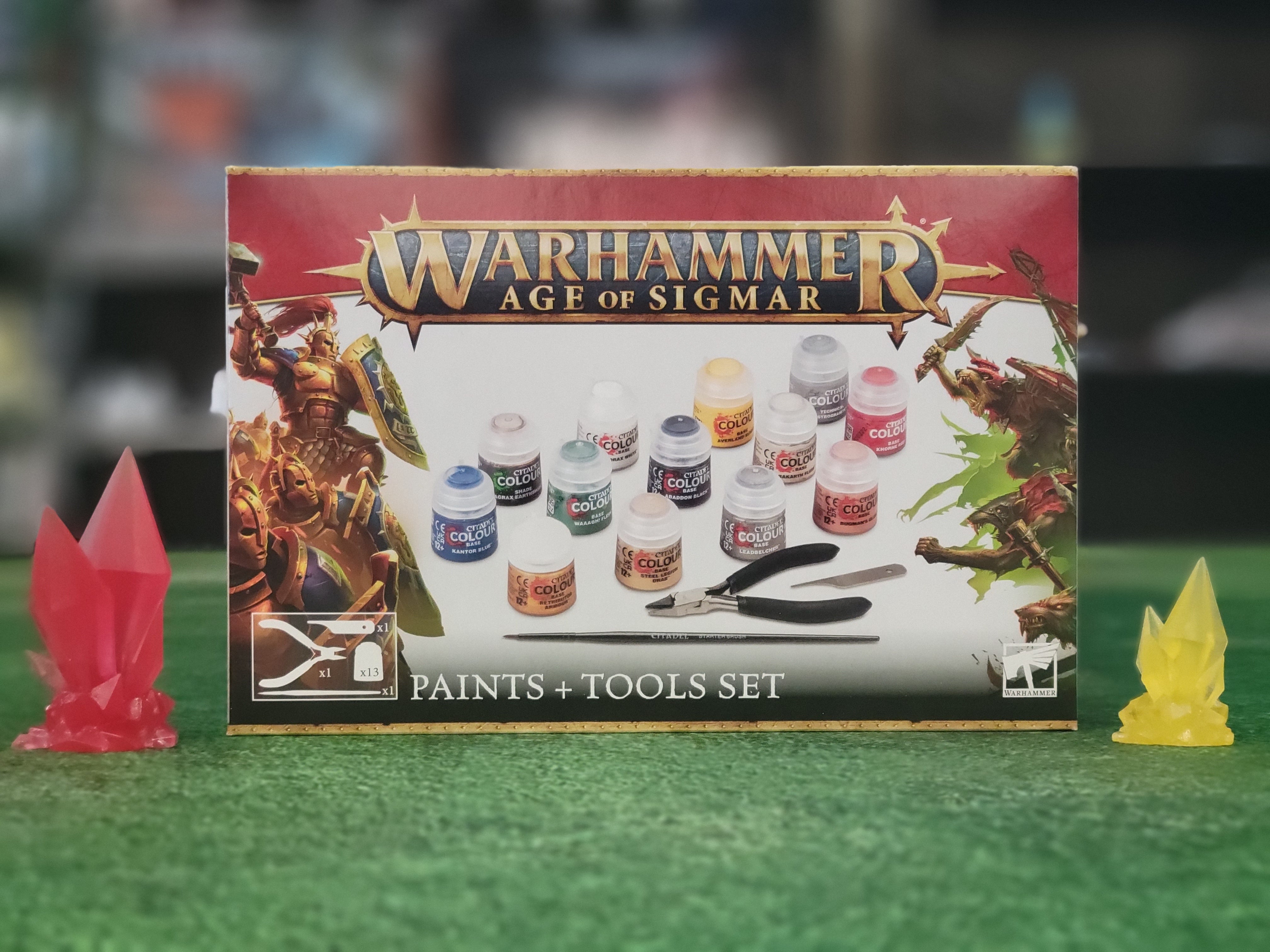 Age of Sigmar Paints & Tools Set | Anubis Games and Hobby