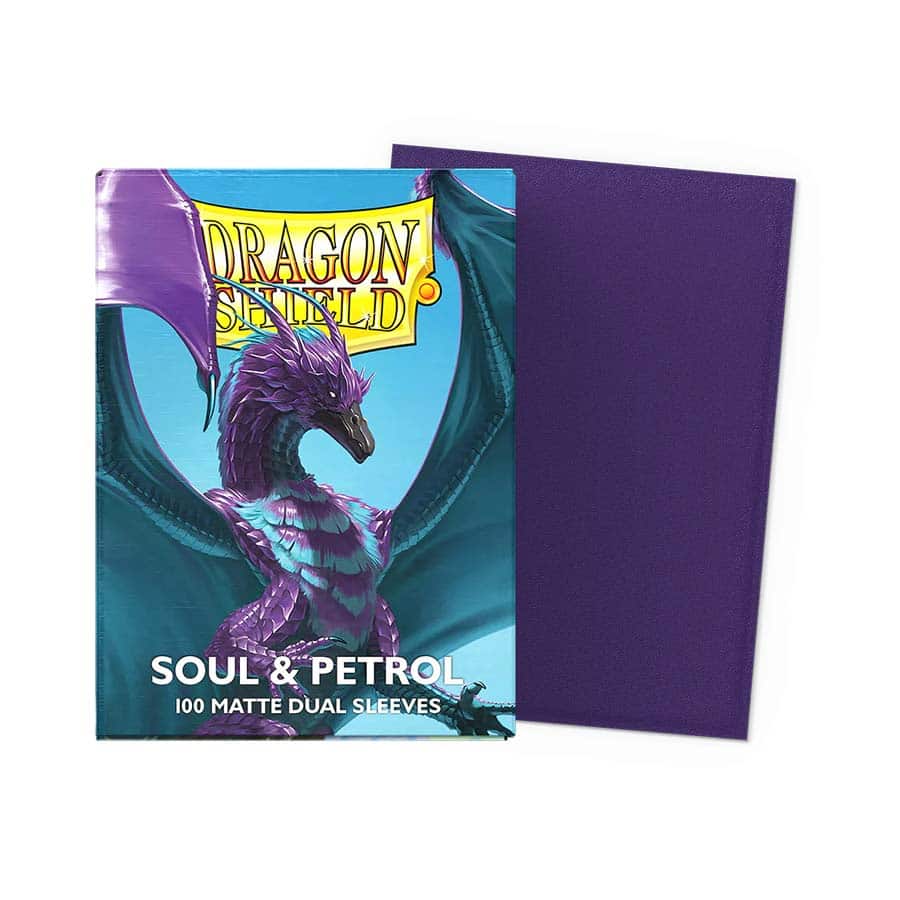 DS Dual Matte Sleeves 100ct - Soul & Petrol | Anubis Games and Hobby