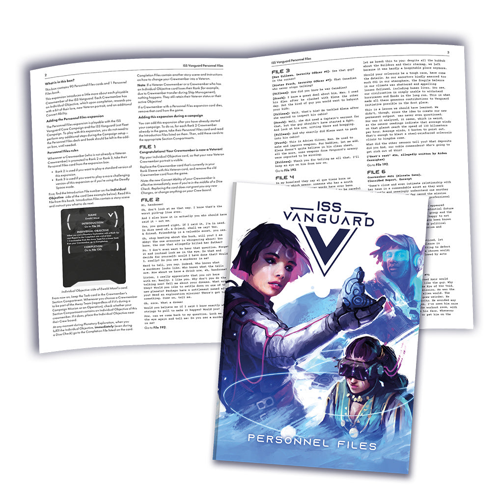 ISS Vanguard - Personal Files Expansion | Anubis Games and Hobby