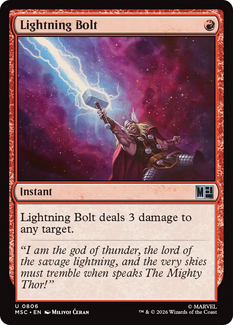 Lightning Bolt [Marvel Super Heroes Commander] | Anubis Games and Hobby