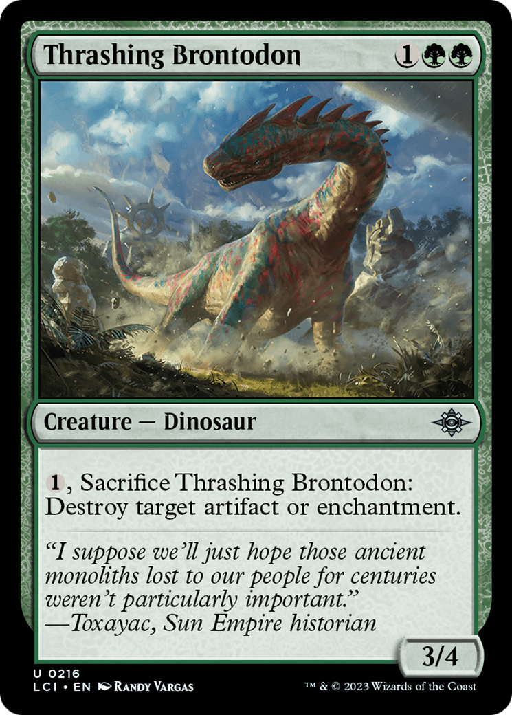 Thrashing Brontodon [The Lost Caverns of Ixalan] | Anubis Games and Hobby