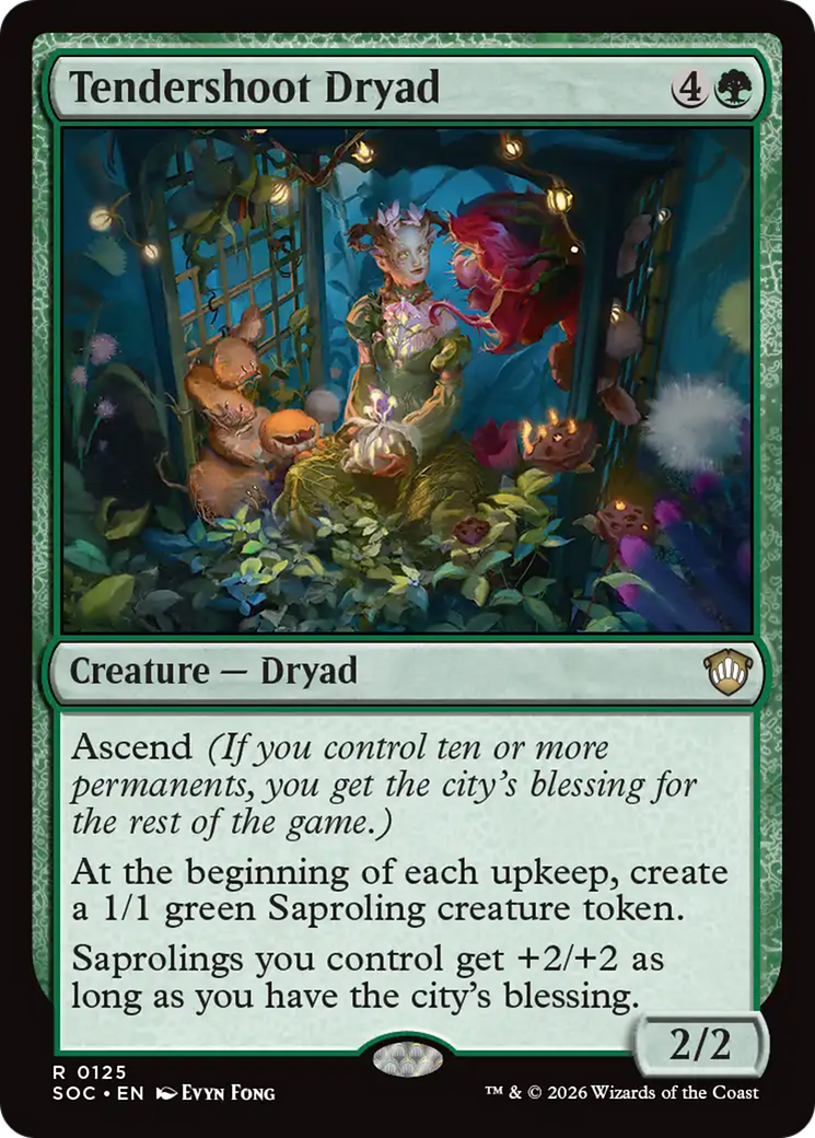 Tendershoot Dryad [Secrets of Strixhaven Commander] | Anubis Games and Hobby