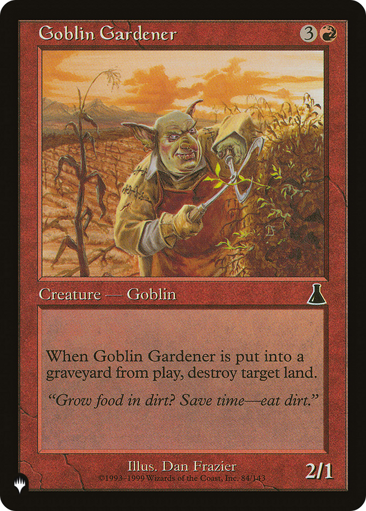 Goblin Gardener [The List Reprints] | Anubis Games and Hobby