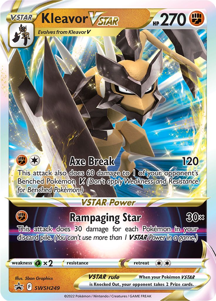 Kleavor VSTAR (SWSH249) (Jumbo Card) [Sword & Shield: Black Star Promos] | Anubis Games and Hobby