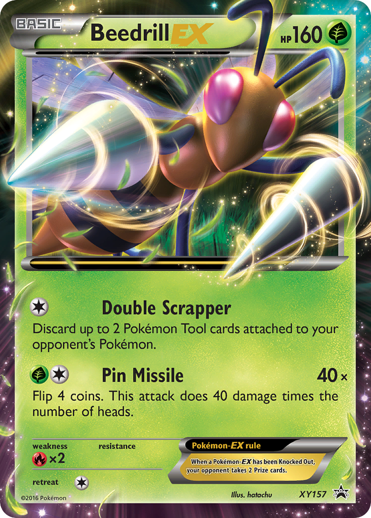 Beedrill EX (XY157) [XY: Black Star Promos] | Anubis Games and Hobby