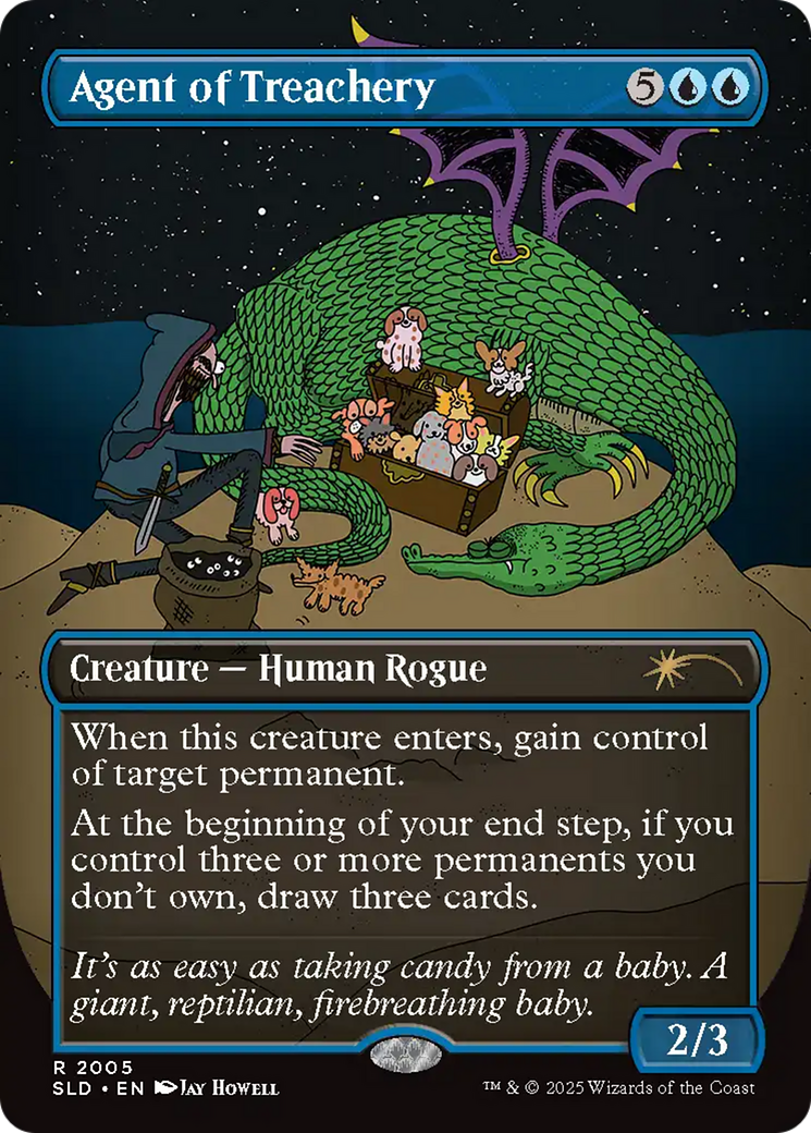 Agent of Treachery (Rainbow Foil) [Secret Lair Drop Series] | Anubis Games and Hobby