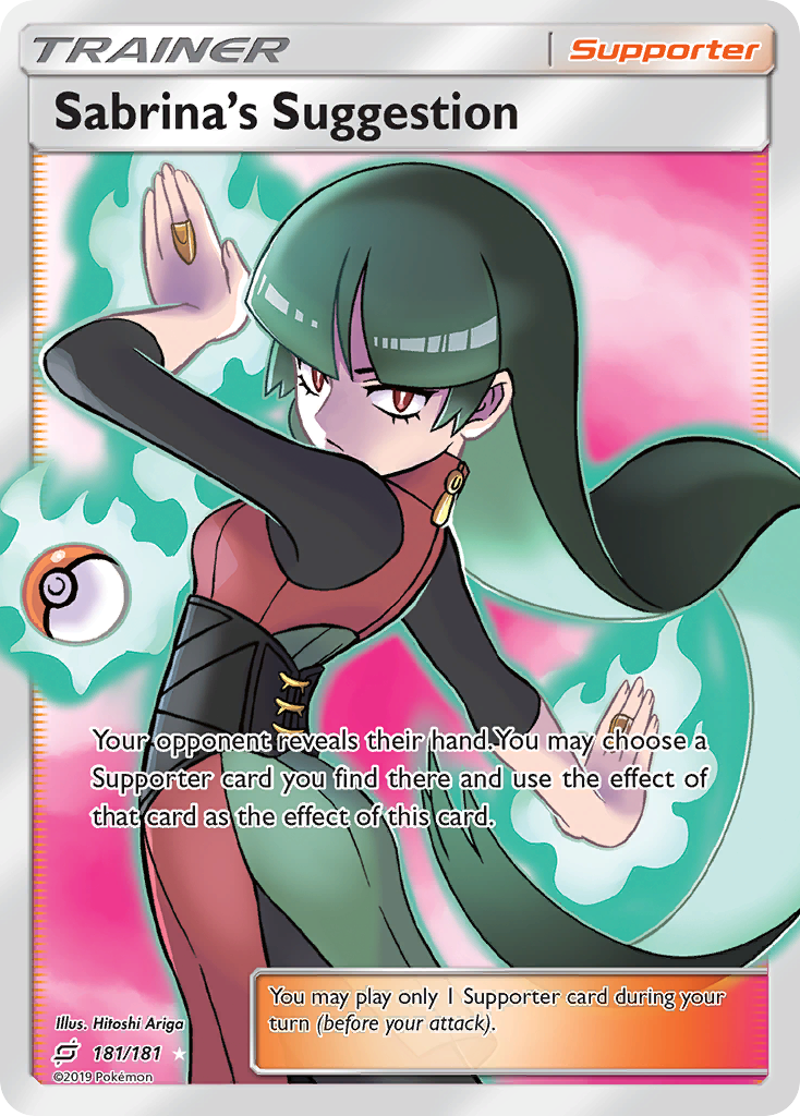 Sabrina's Suggestion (181/181) [Sun & Moon: Team Up] | Anubis Games and Hobby