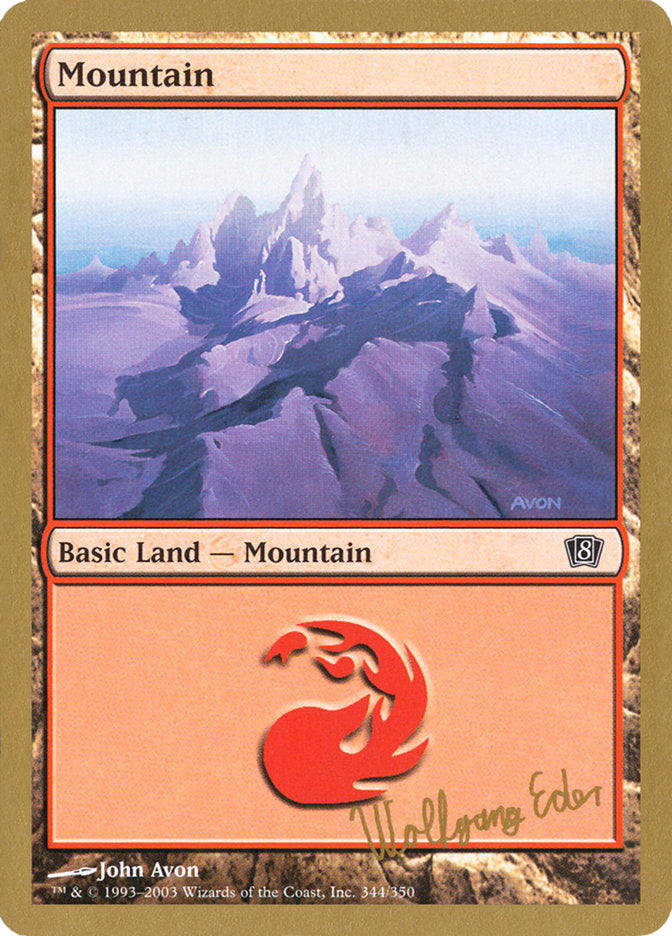 Mountain (Wolfgang Eder) [World Championship Decks 2003] | Anubis Games and Hobby