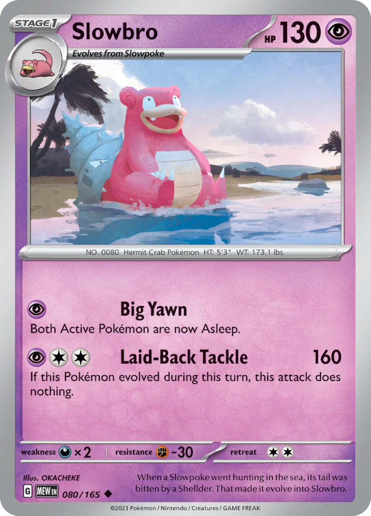 Slowbro (080/165) [Scarlet & Violet: 151] | Anubis Games and Hobby