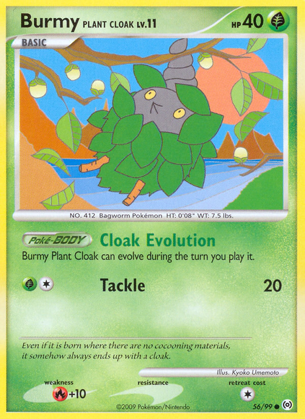 Burmy Plant Cloak (56/99) [Platinum: Arceus] | Anubis Games and Hobby