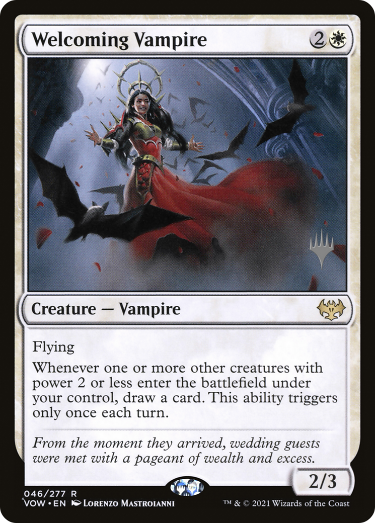 Welcoming Vampire (Promo Pack) [The Brothers' War Promos] | Anubis Games and Hobby