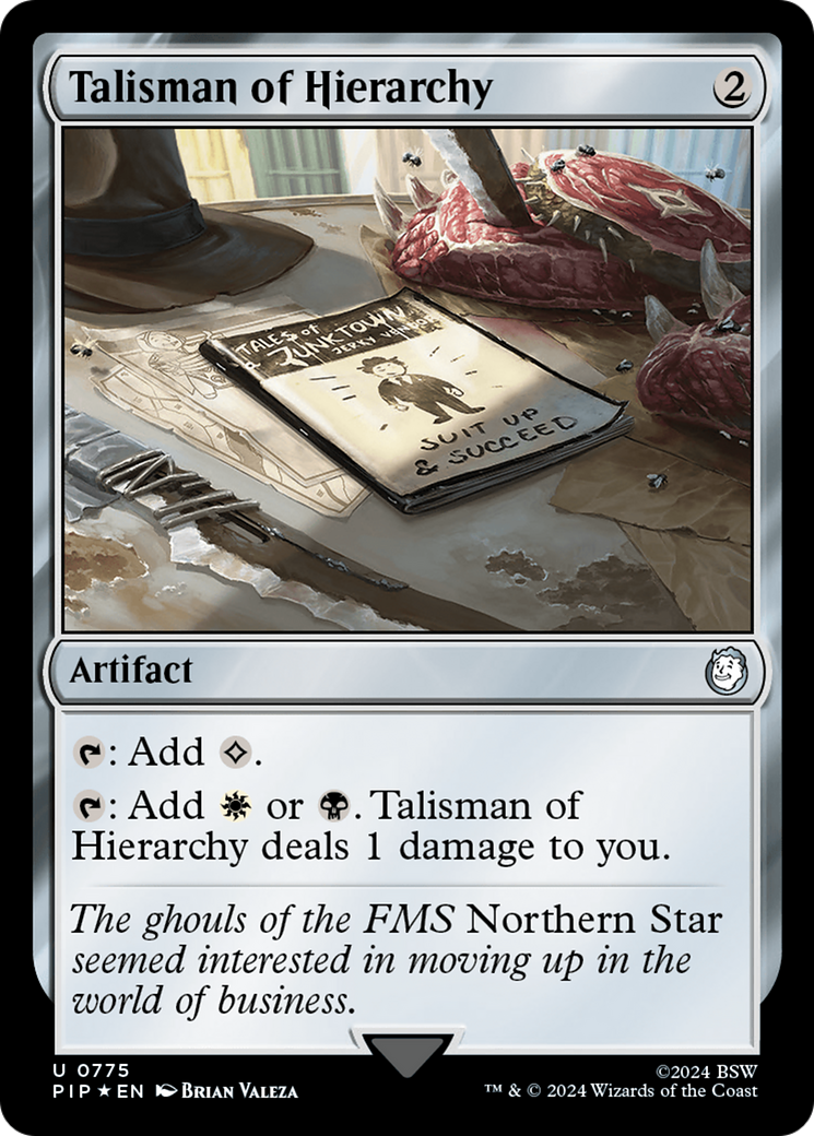 Talisman of Hierarchy (Surge Foil) [Fallout] | Anubis Games and Hobby