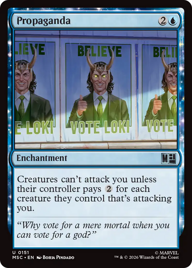Propaganda (Surge Foil) [Marvel Super Heroes Commander] | Anubis Games and Hobby