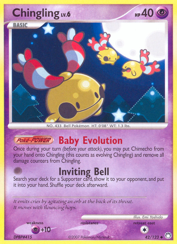 Chingling (42/123) [Diamond & Pearl: Mysterious Treasures] | Anubis Games and Hobby