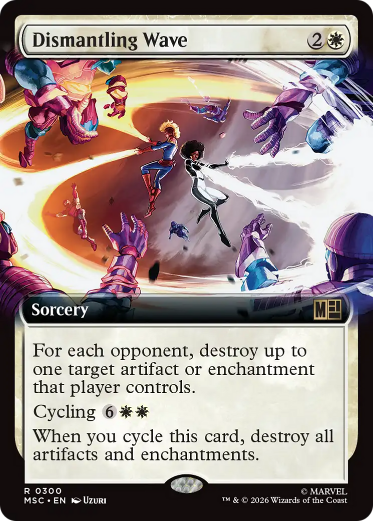 Dismantling Wave (Extended Art) [Marvel Super Heroes Commander] | Anubis Games and Hobby