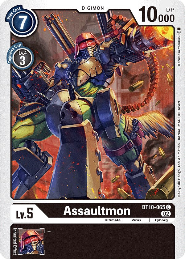 Assaultmon [BT10-065] [Xros Encounter] | Anubis Games and Hobby