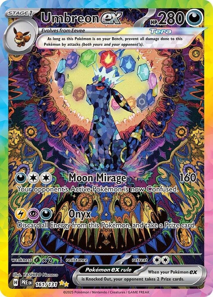 Umbreon ex (161/131) [Scarlet & Violet: Prismatic Evolutions] | Anubis Games and Hobby