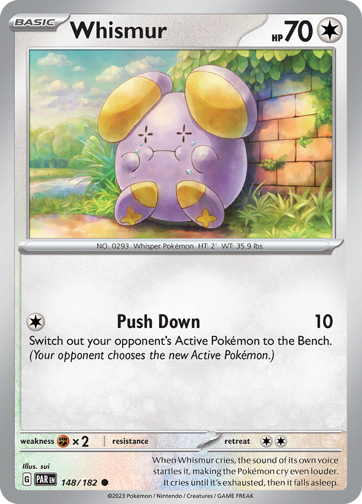 Whismur (148/182) [Scarlet & Violet: Paradox Rift] | Anubis Games and Hobby