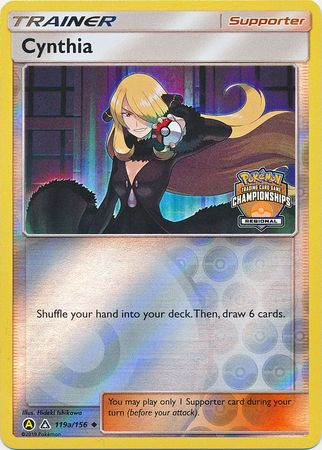 Cynthia (119a/156) (Regional Championship Promo) [Sun & Moon: Ultra Prism] | Anubis Games and Hobby