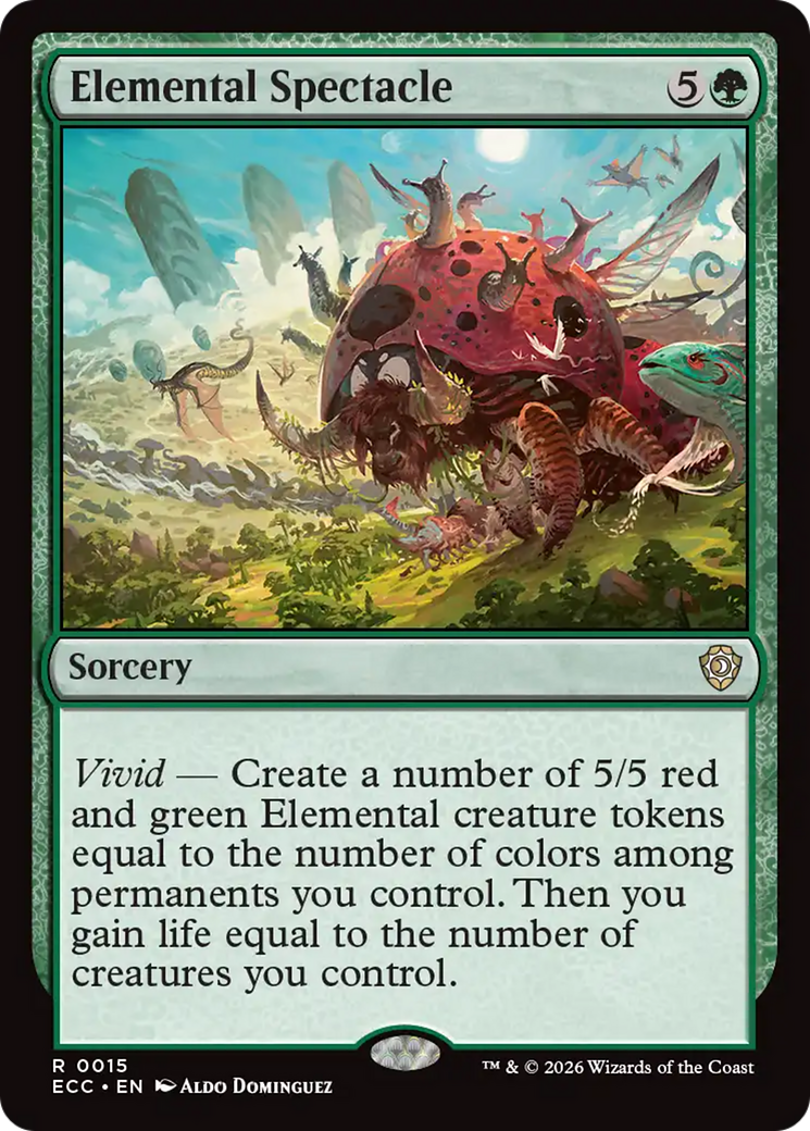 Elemental Spectacle [Lorwyn Eclipsed Commander] | Anubis Games and Hobby