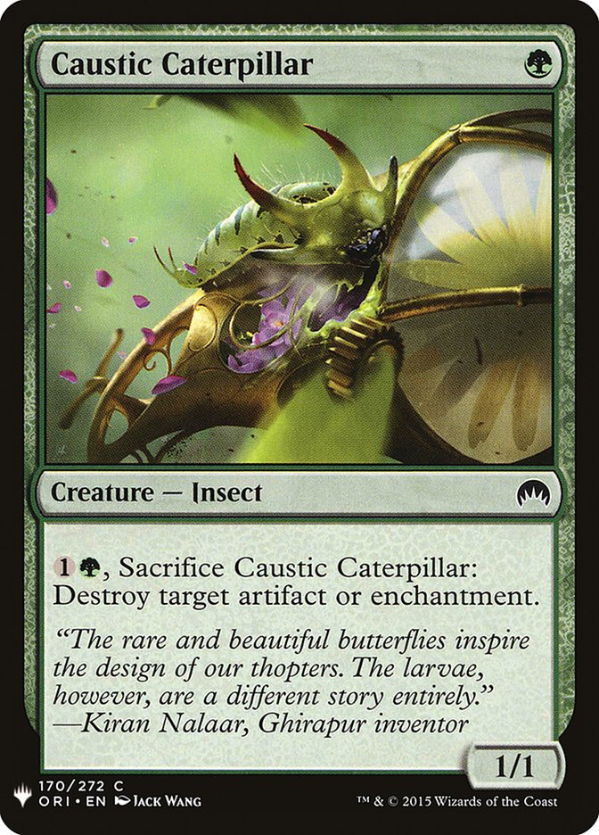 Caustic Caterpillar [Mystery Booster] | Anubis Games and Hobby
