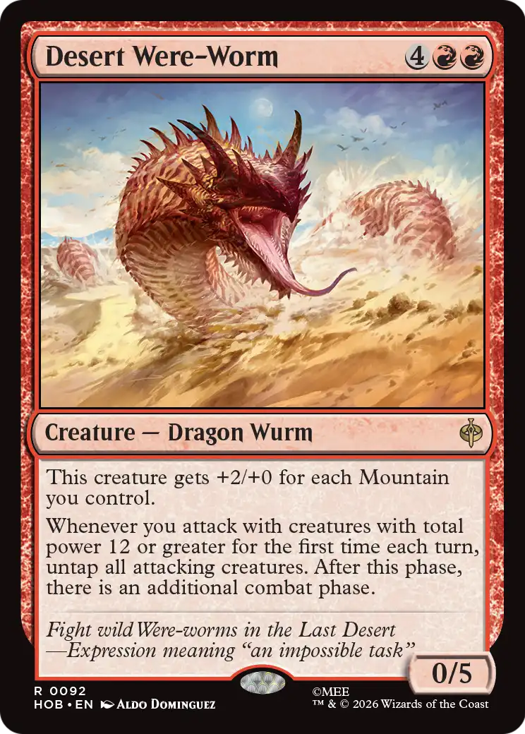Desert Were-Worm [The Hobbit] | Anubis Games and Hobby