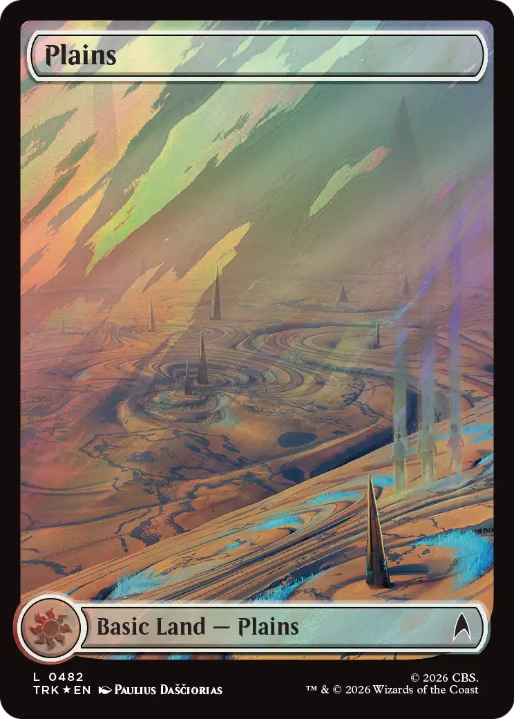 Plains (0482) (Surge Foil) [Star Trek] | Anubis Games and Hobby