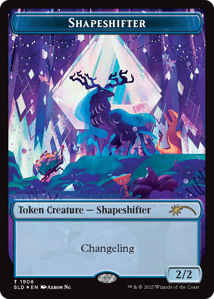 Shapeshifter Token (1906) (Double Rainbow Foil) [Secret Lair Drop Series] | Anubis Games and Hobby