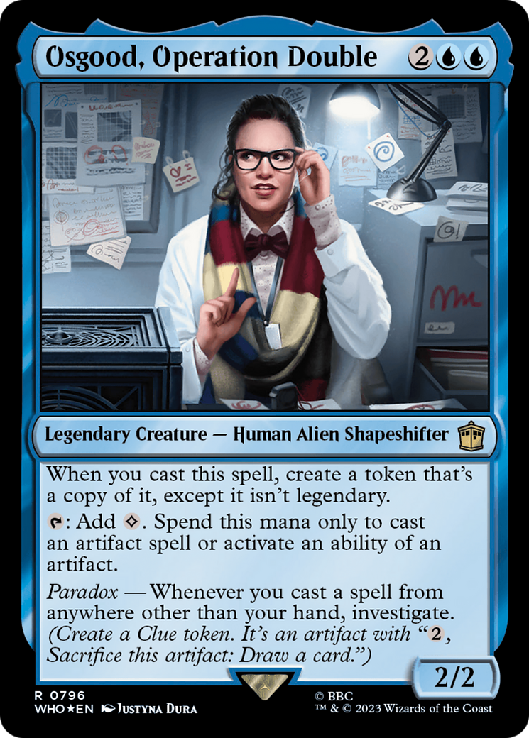 Osgood, Operation Double (Surge Foil) [Doctor Who] | Anubis Games and Hobby