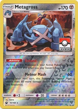 Metagross (95/168) (League Promo) [Sun & Moon: Celestial Storm] | Anubis Games and Hobby