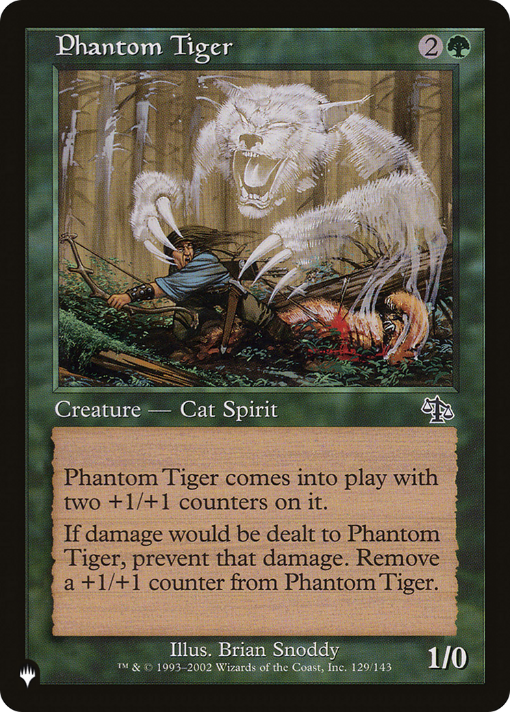 Phantom Tiger [The List Reprints] | Anubis Games and Hobby