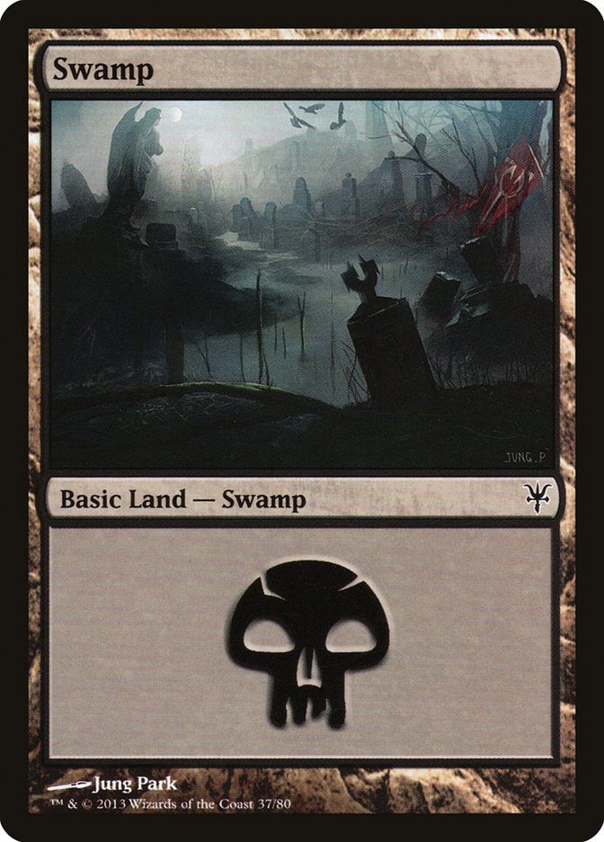 Swamp (37) [Duel Decks: Sorin vs. Tibalt] | Anubis Games and Hobby