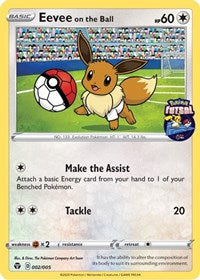 Eevee on the Ball (002/005) [Miscellaneous Cards] | Anubis Games and Hobby