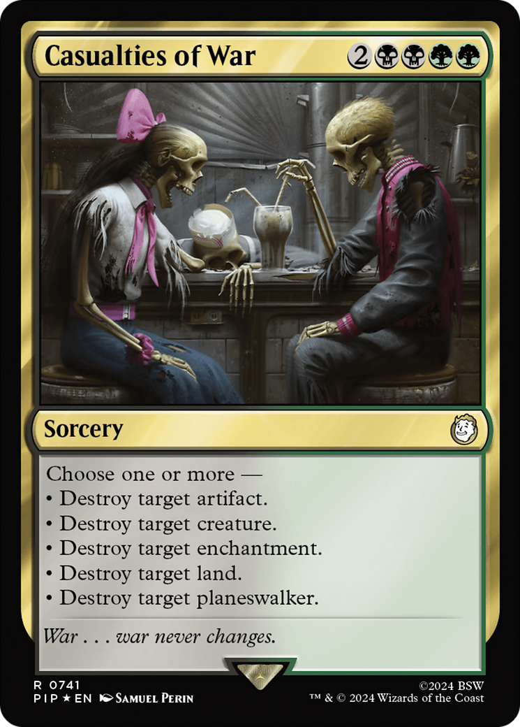 Casualties of War (Surge Foil) [Fallout] | Anubis Games and Hobby