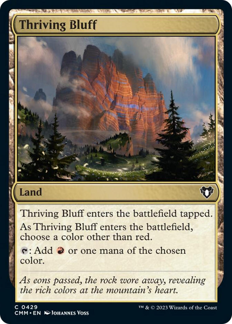 Thriving Bluff [Commander Masters] | Anubis Games and Hobby