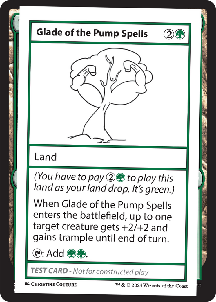 Glade of the Pump Spells [Mystery Booster 2 Playtest Cards] | Anubis Games and Hobby