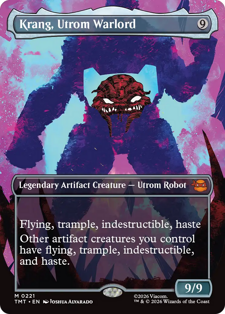 Krang, Utrom Warlord (Borderless) [Teenage Mutant Ninja Turtles] | Anubis Games and Hobby