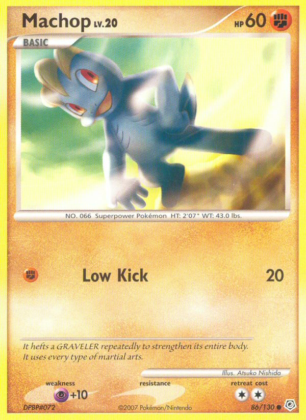 Machop (86/130) [Diamond & Pearl: Base Set] | Anubis Games and Hobby