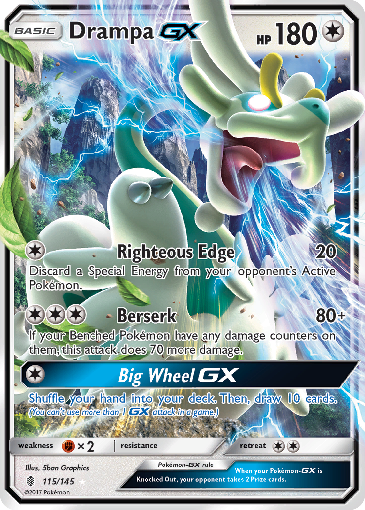 Drampa GX (115/145) [Sun & Moon: Guardians Rising] | Anubis Games and Hobby