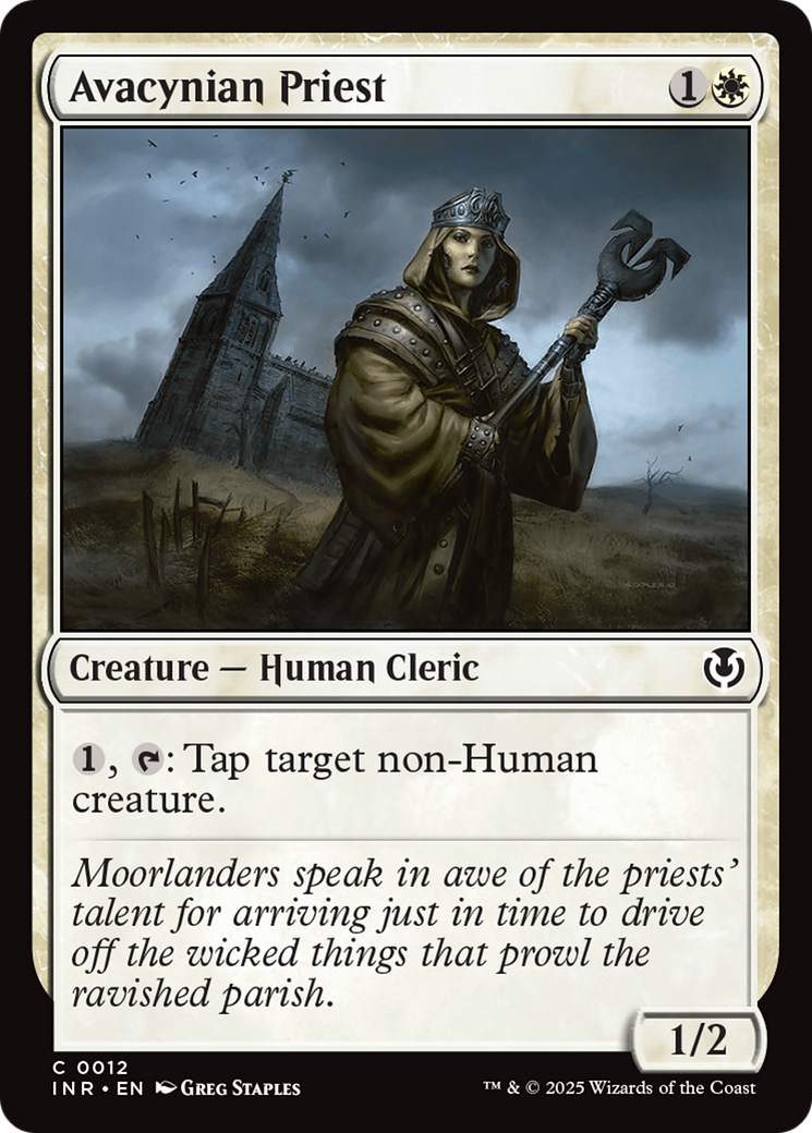 Avacynian Priest [Innistrad Remastered] | Anubis Games and Hobby