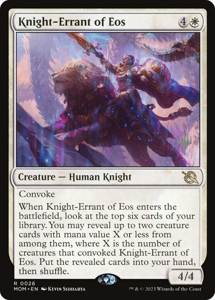 Knight-Errant of Eos (Promo Pack) [March of the Machine Promos] | Anubis Games and Hobby